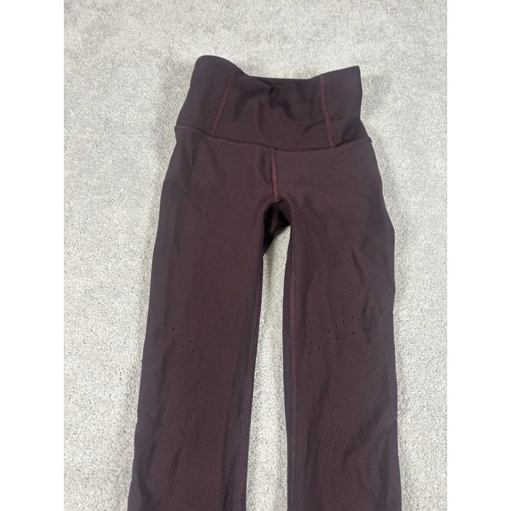 Lululemon Women's In Focus Run‎ Tight Sense Knit LW5CU9S burgundy 2